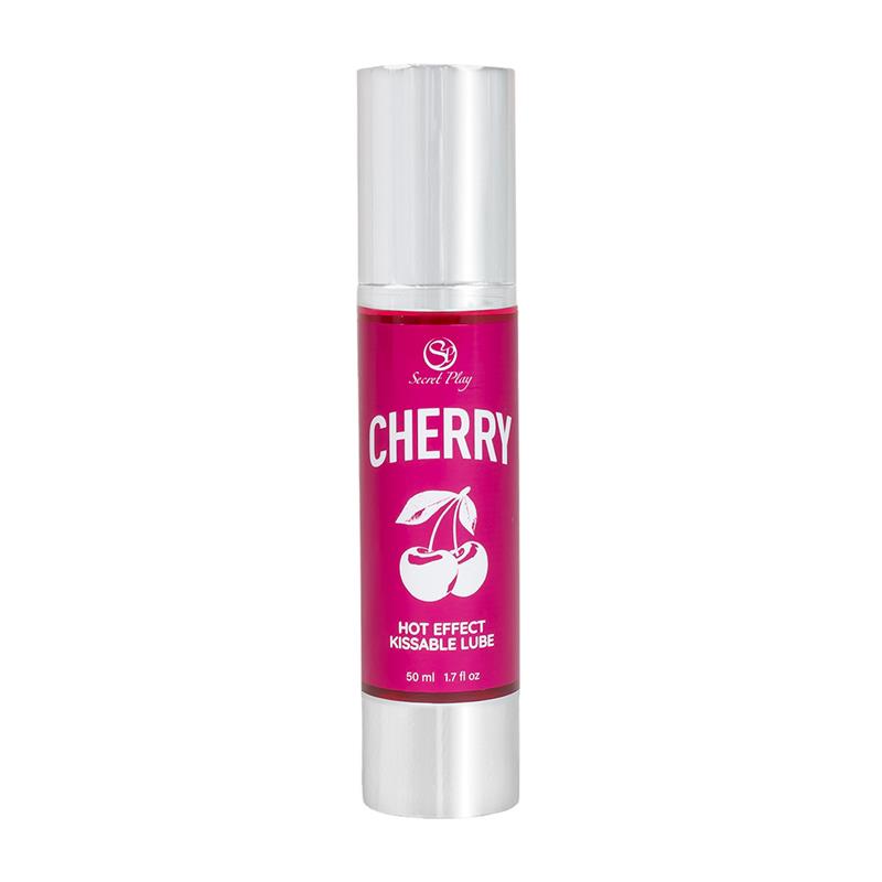 Lubrificante e Óleo de Massagem Efeito Calor Cereja 50 ml Vibra24