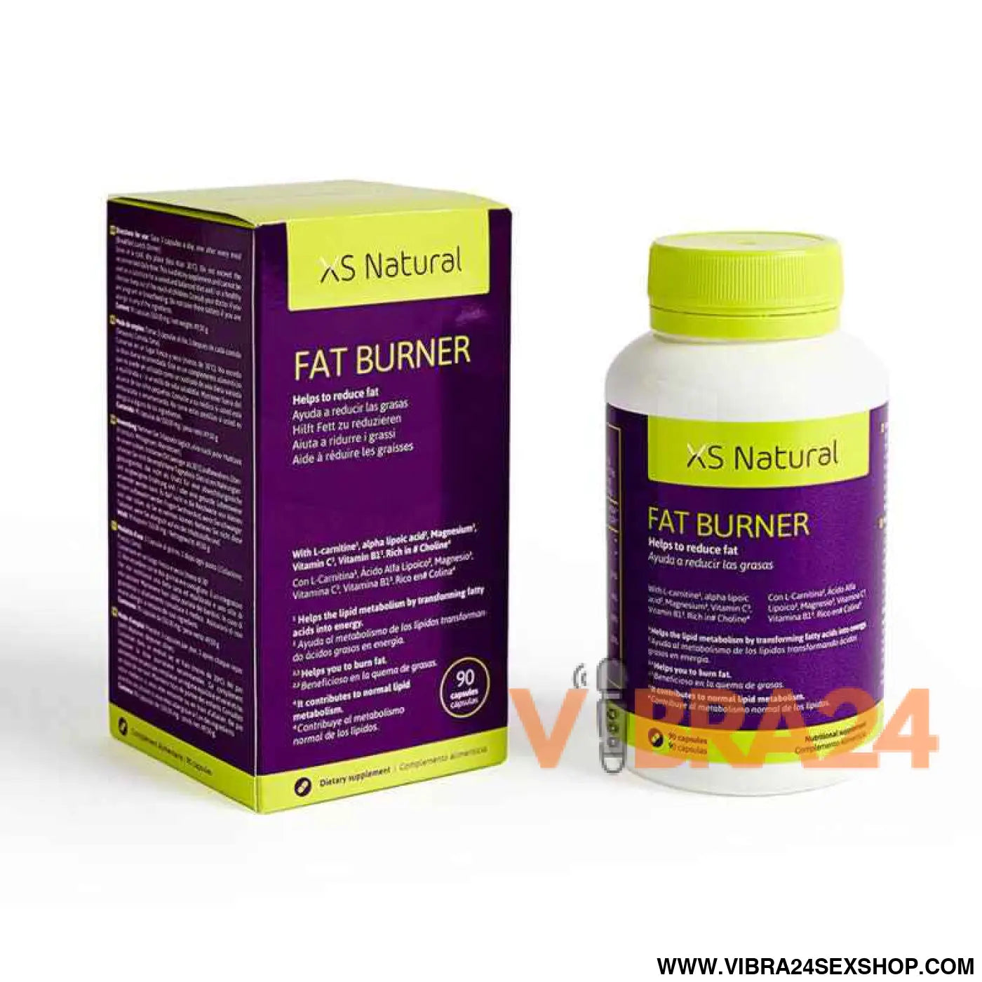 500 COSMETICS - SUPLEMENTO DE PERDA PESO QUEIMADURA GORDURA XS NATURAL FAT