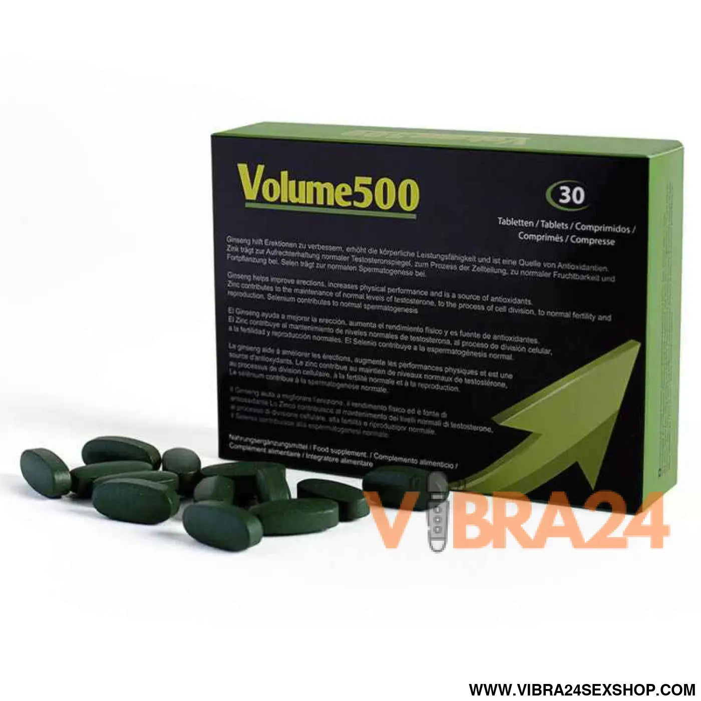 500 COSMETICS - VOLUME AUMENTAR A QUANTIDADE E QUALIDADE DO ESPERMÃO