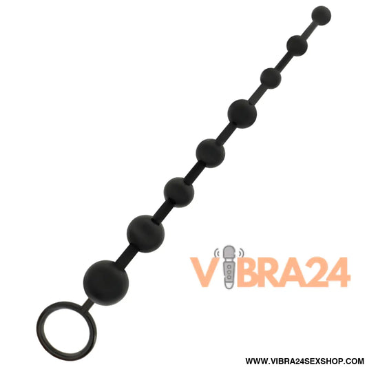 ADDICTED TOYS - Contas Anais Pretas 29 cm para Prazer Aumentado