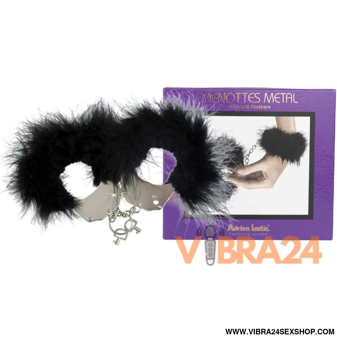 ADRIEN LASTIC - ALGEMAS DE METAL COM PENAS PRETAS
