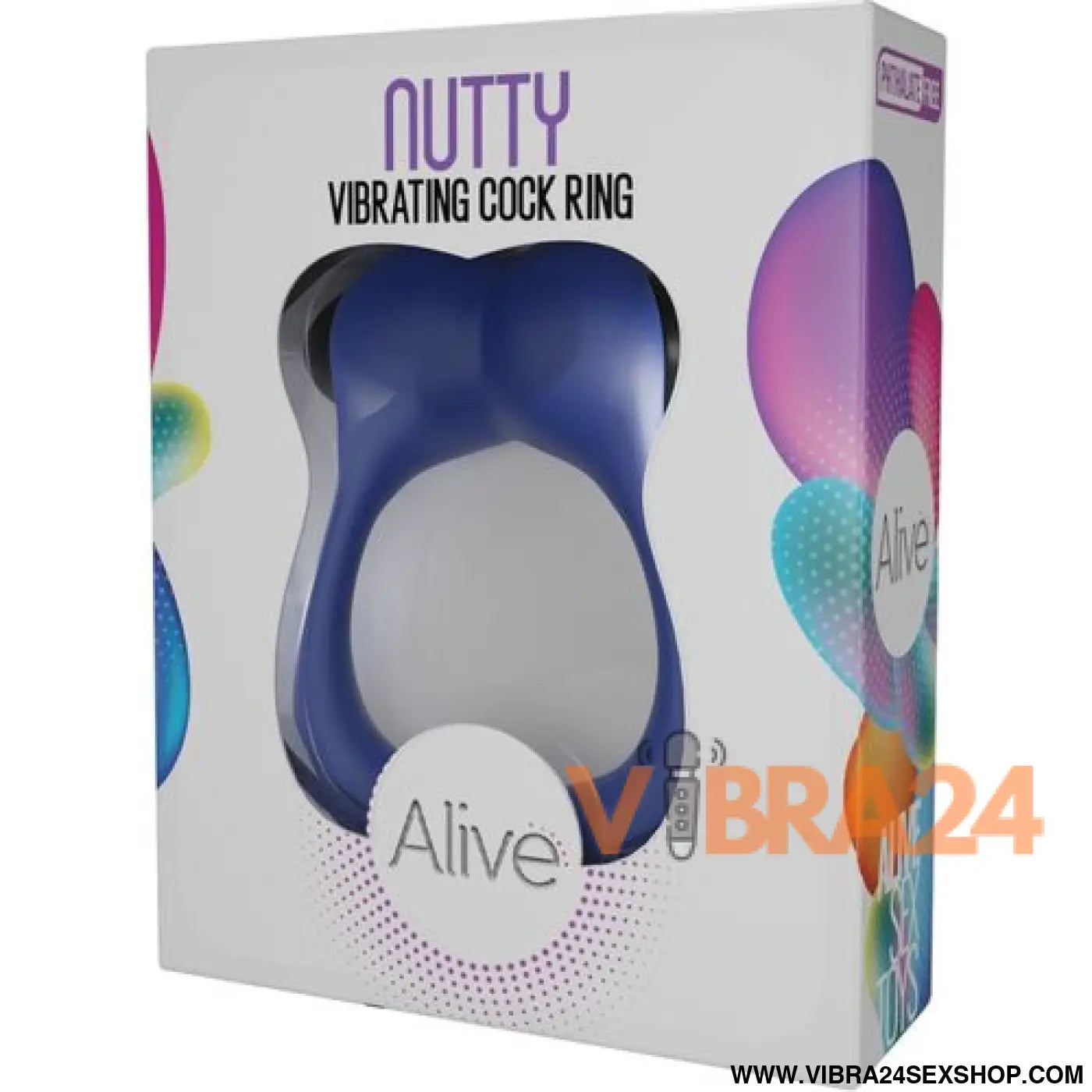 ALIVE - ANEL VIBRANTE NUTTY AZUL: O Melhor Anel Vibratório Azul para Prazer Inigualável - VIBRA24 SEXSHOP