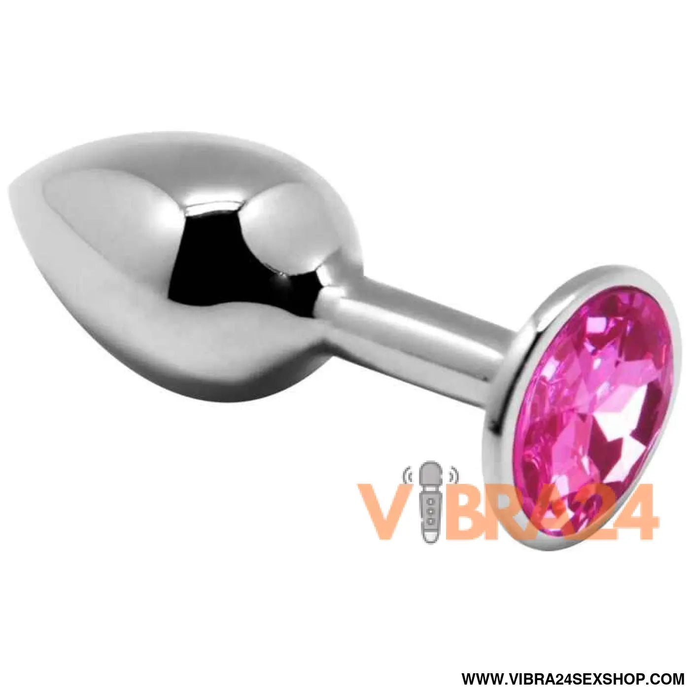 ALIVE - MINI PLUG PRAZER ANAL METAL ROSA TAMANHO L