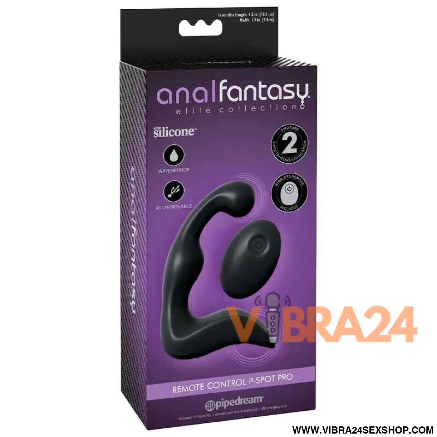ANAL FANTASY ELITE COLLECTION - CONTROLE REMOTO P-SPOT PRO