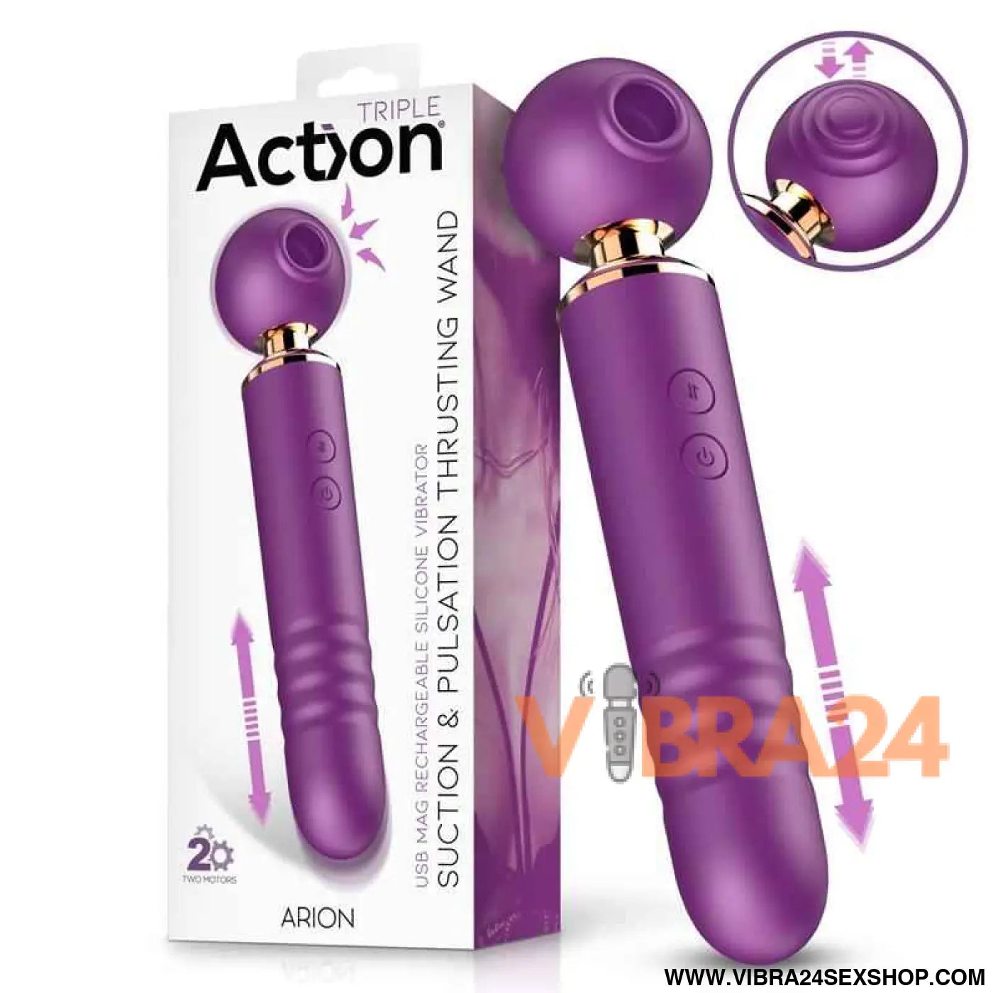Arion Wand with Suction Pulsation and Thrusting