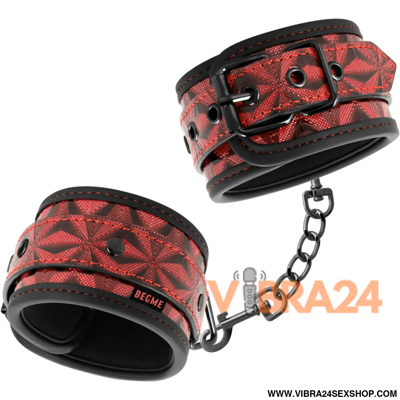 BEGME - PUNHOS DE TORNOZELO PREMIUM RED EDITION COM FORRO NEOPRENE