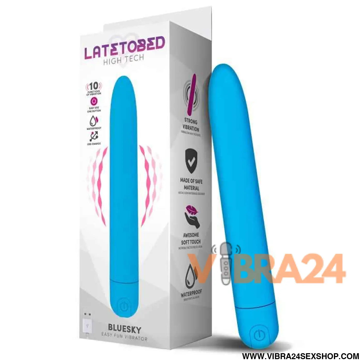 Bluesky Vibe 10 Functions 18,5 cm USB Mate Blue