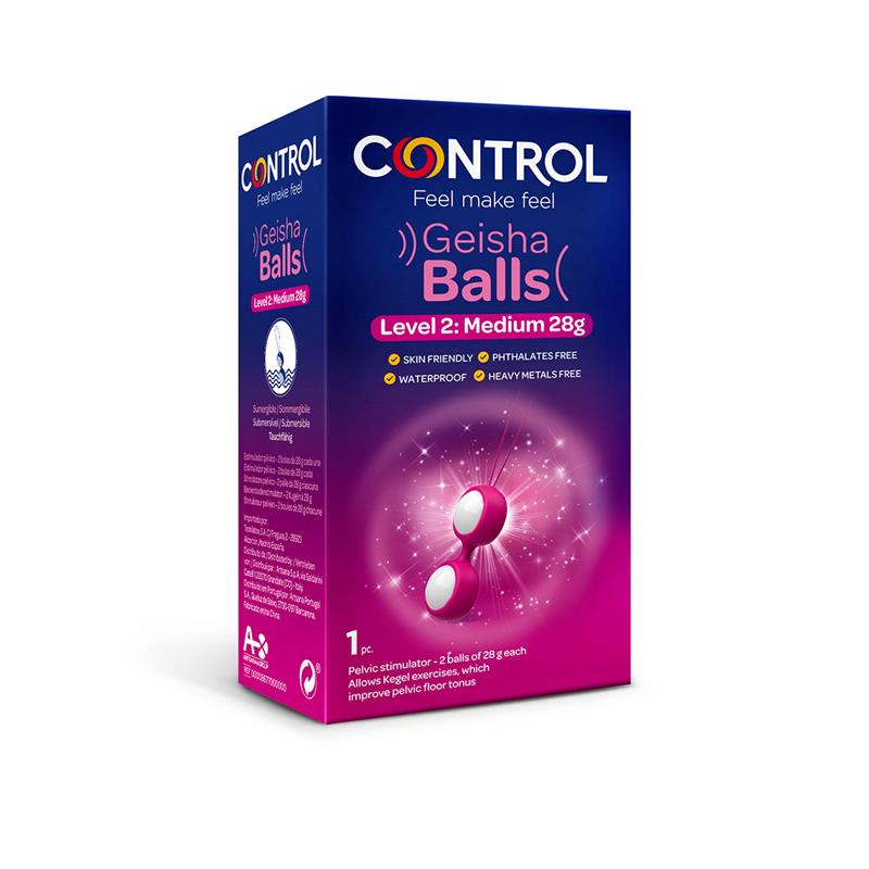 Bolas de Geisha Nível II (2x28g) para Fortalecimento e Prazer