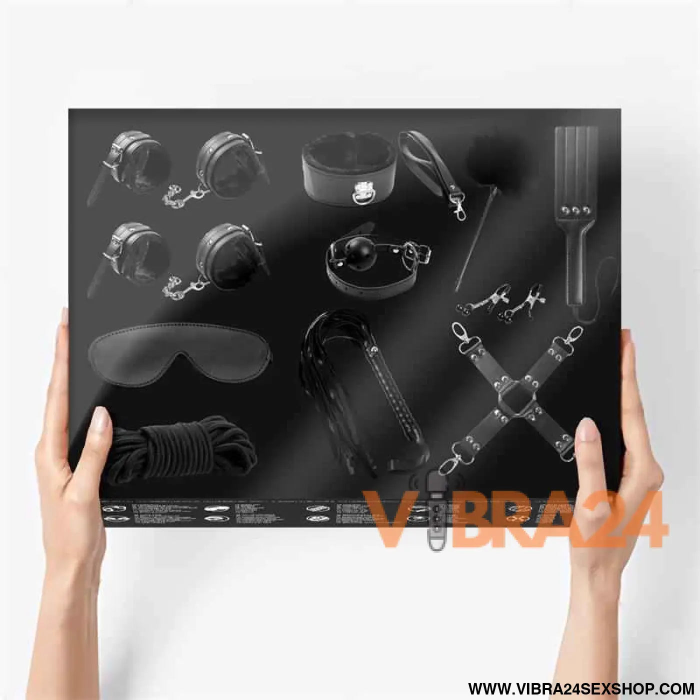 Bondage Set 11 Pieces Black