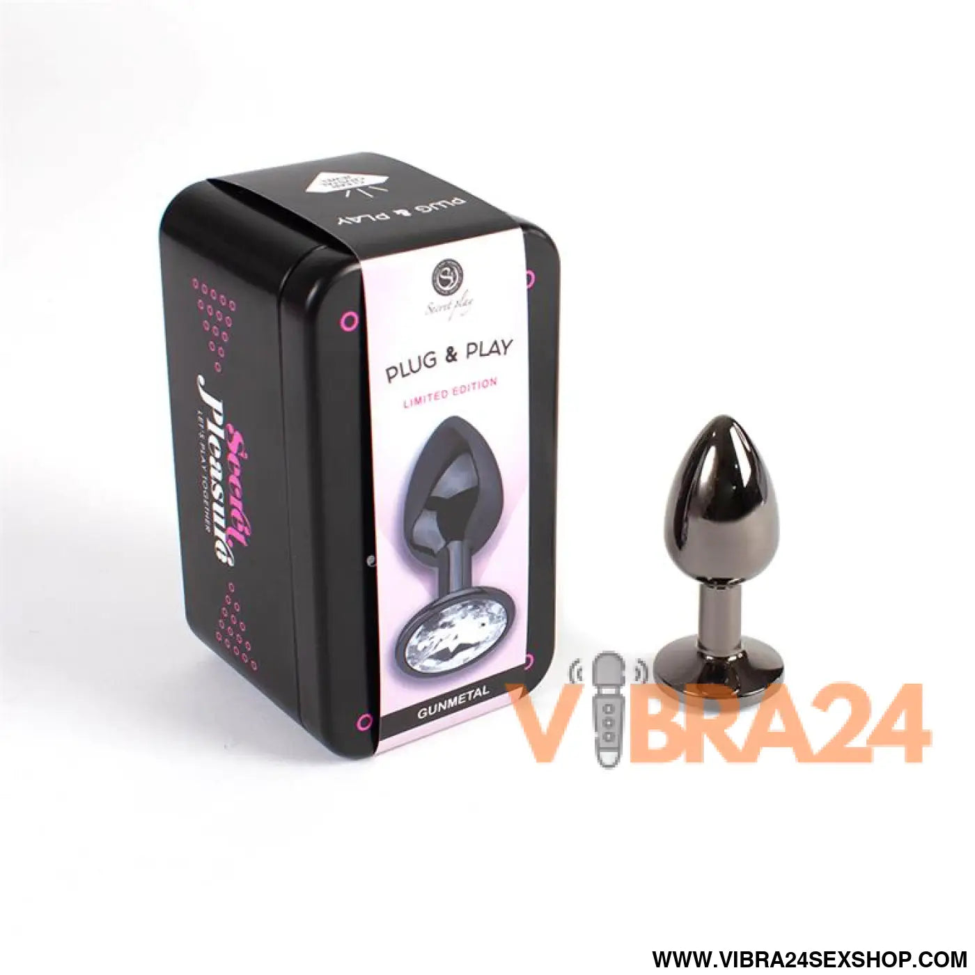 Butt Plug Gunmetal Size S