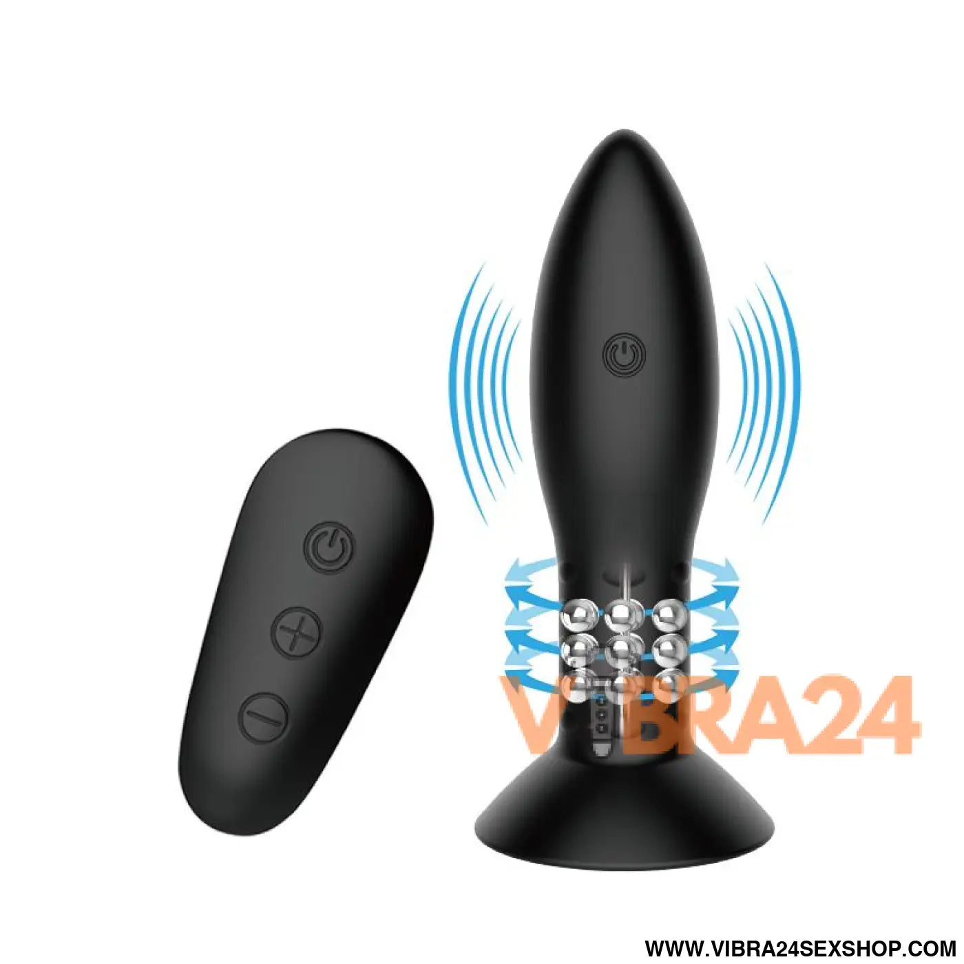 Butt Plug with Vibration and Rotation