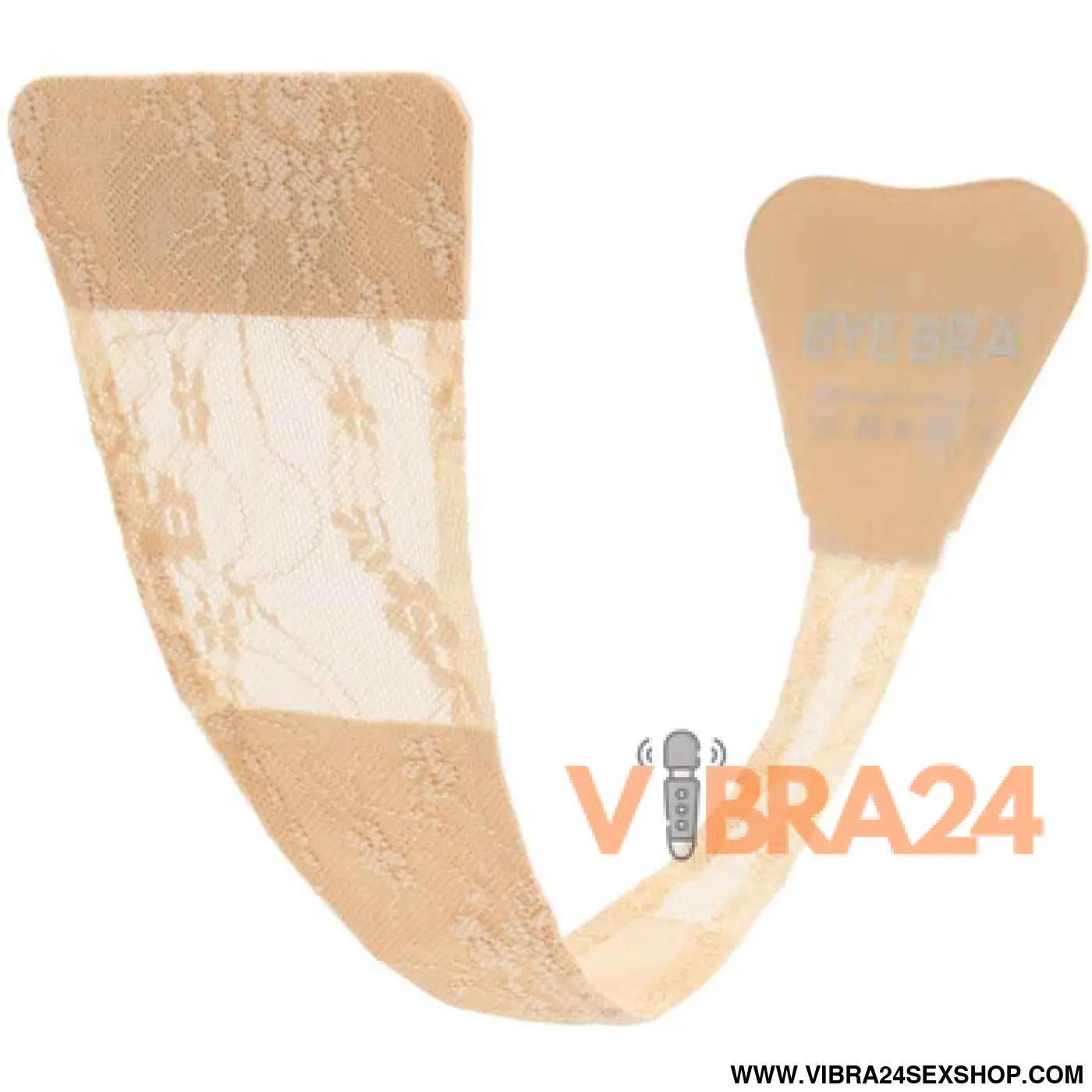 BYE-BRA - ADHESIVE THONG LACE BEIGE ONE SIZE