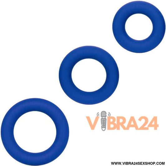CALEXOTICS - ADMIRAL CONJUNTO DE ANÉIS GALO AZUL