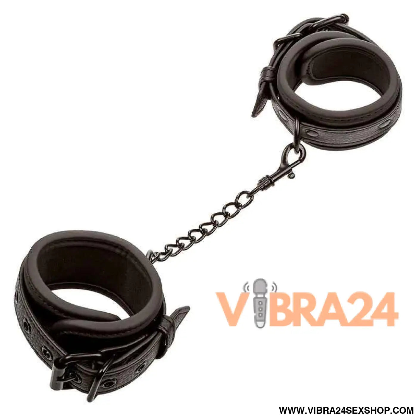 CALEXOTICS - NOCTURNAL PULSEIRAS DE COURO AJUSTÁVEIS PRETAS