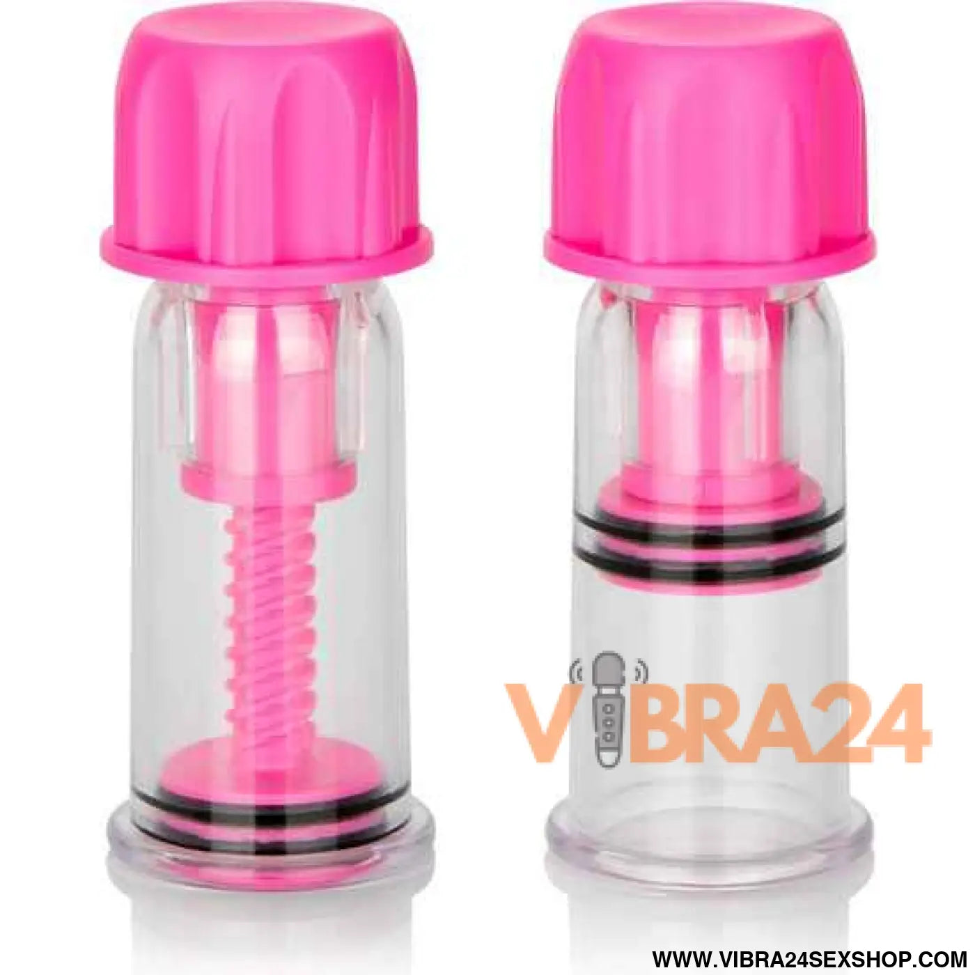 CALEXOTICS - VENTOSA DE SUCÇÃO MAMILOS VACCUM TWIST ROSA