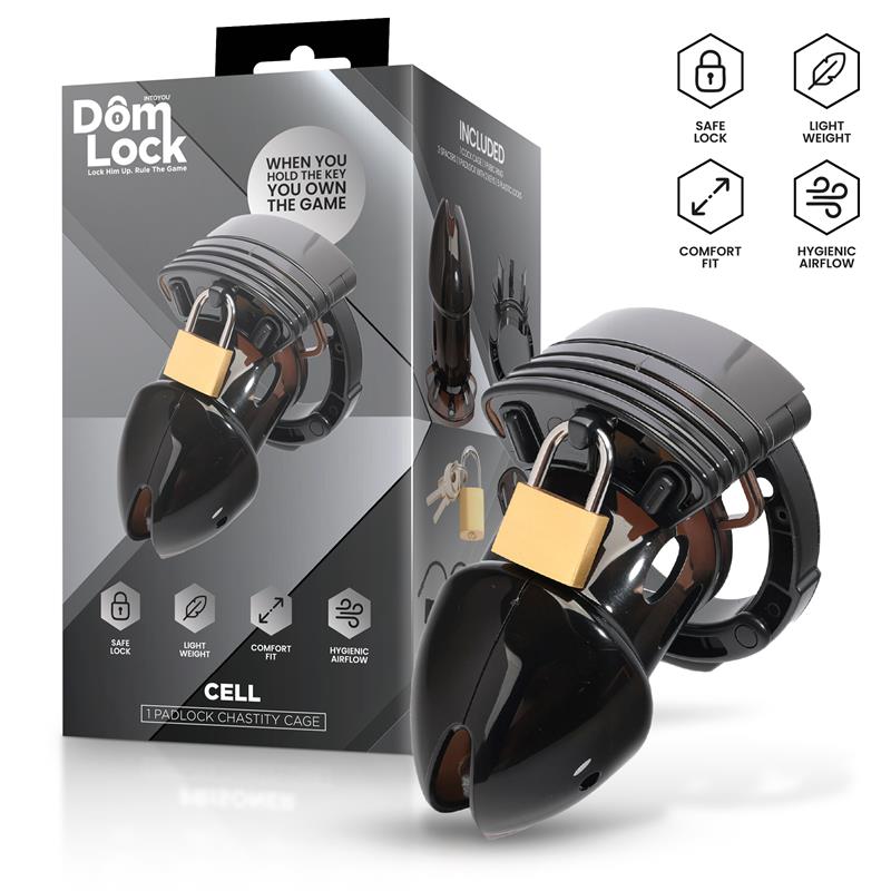 Cell Chastity Cage with Spacers