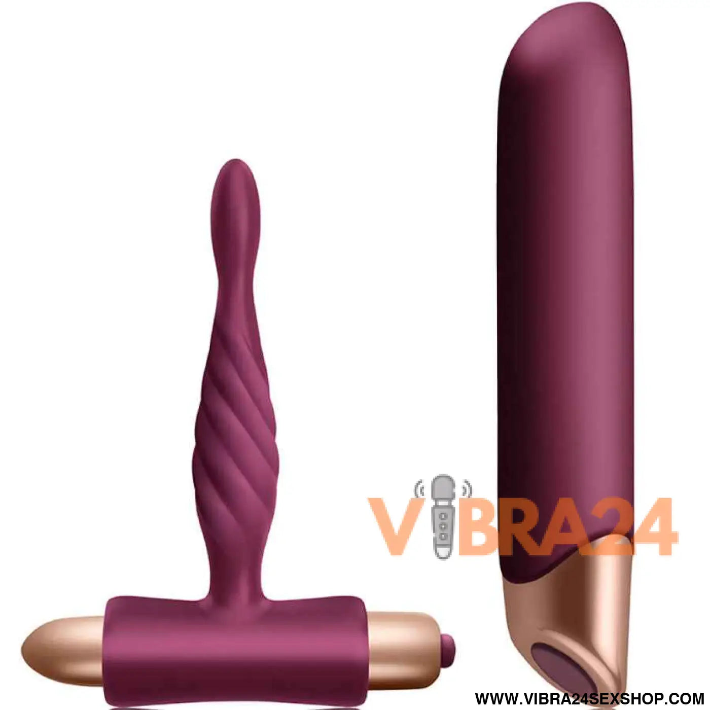 CLIMAXIMUM - KIT RAPTURE VIBRADOR CLÁSSICO + PLUG ANAL PARA INICIANTES