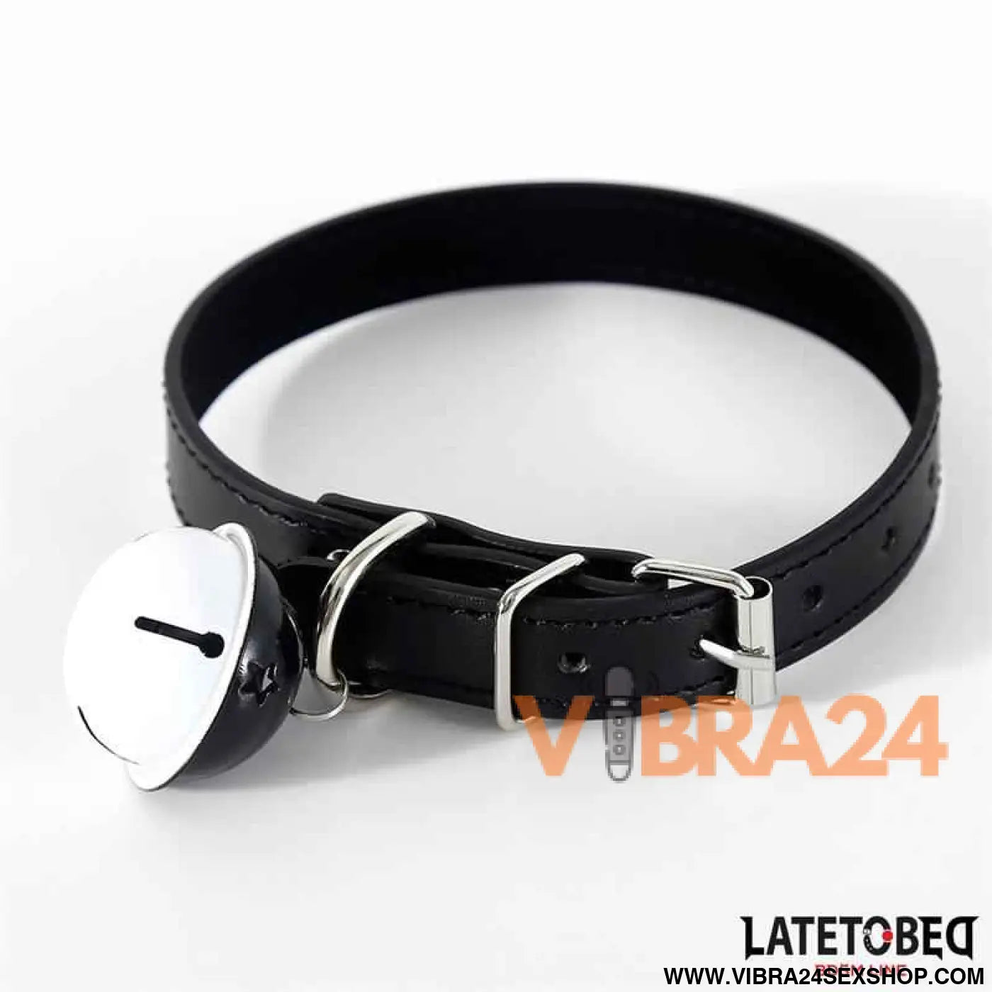 Collar with Bell Black Adjustable