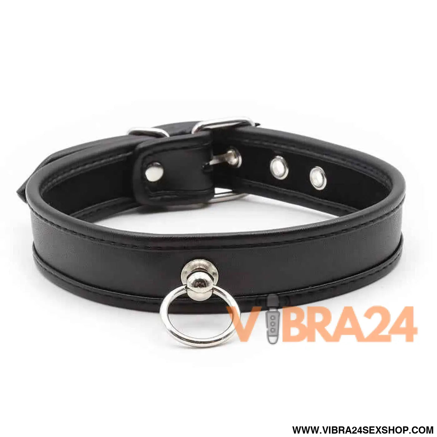Collar with Hoop Black