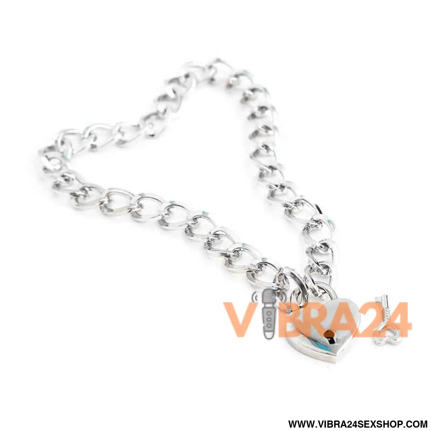 Collar with Lock Metal Size M 44 cm