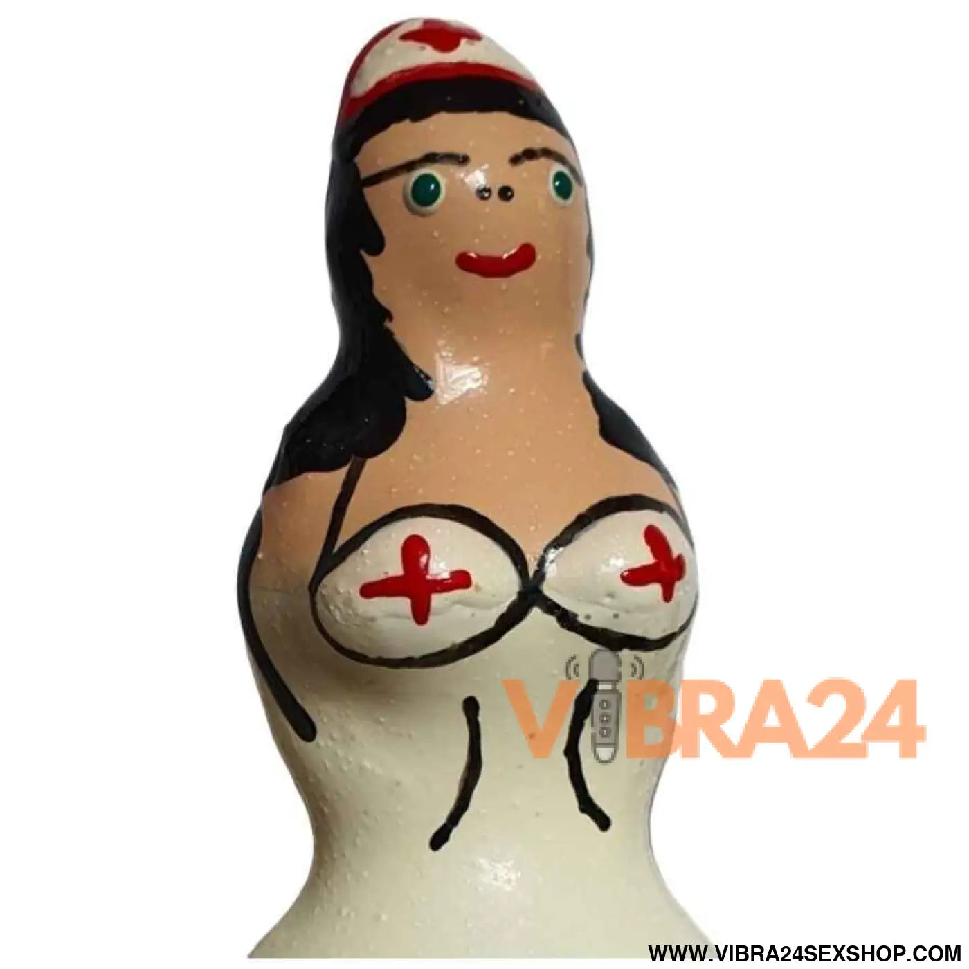 CONDOMERIE - PRESERVATIVOS NOVIDADES PINTADOS À MÃO ENFERMEIRA PRETO