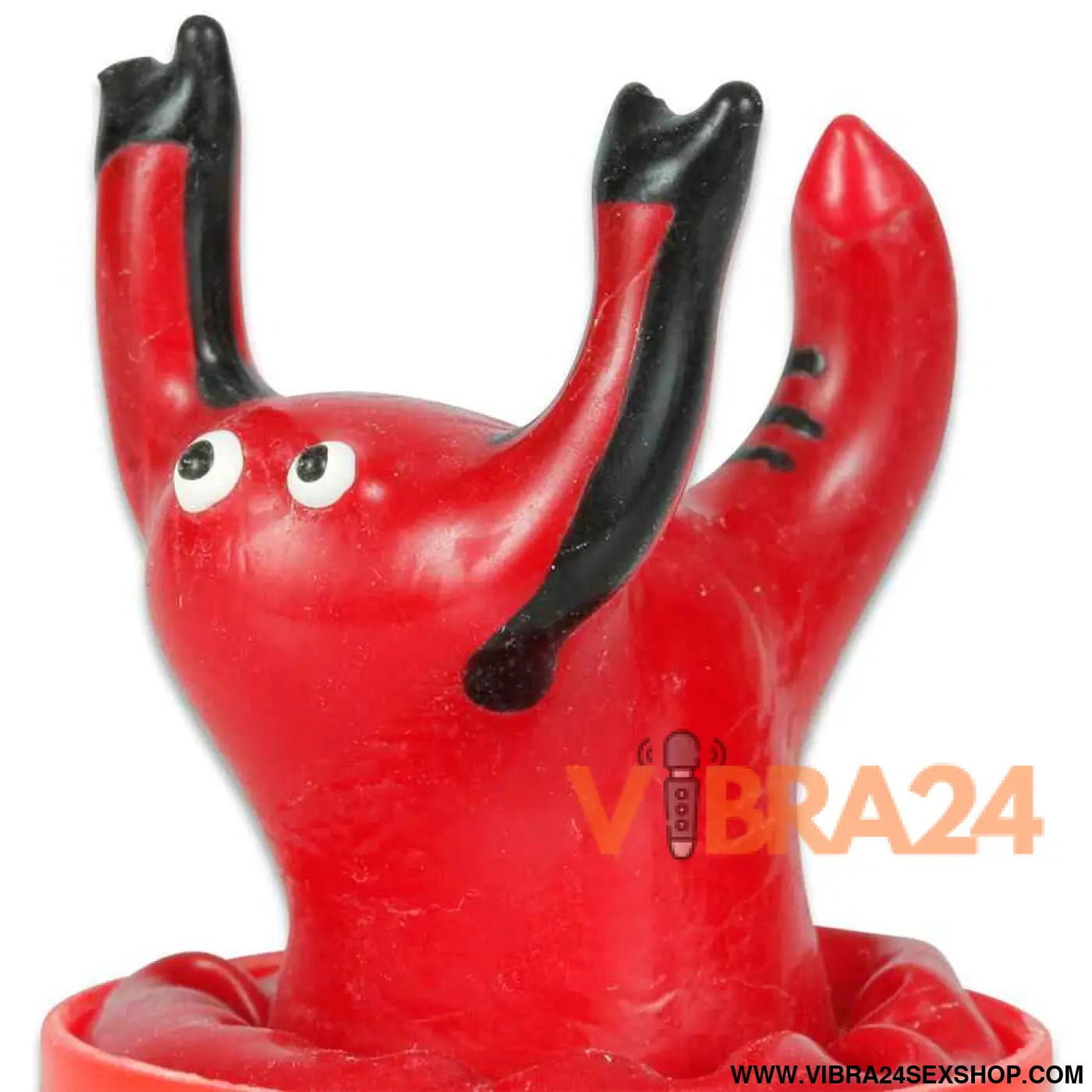 CONDOMERIE - PRESERVATIVOS NOVIDADES PINTADOS À MÃO ESCORPIÃO VERMELHO