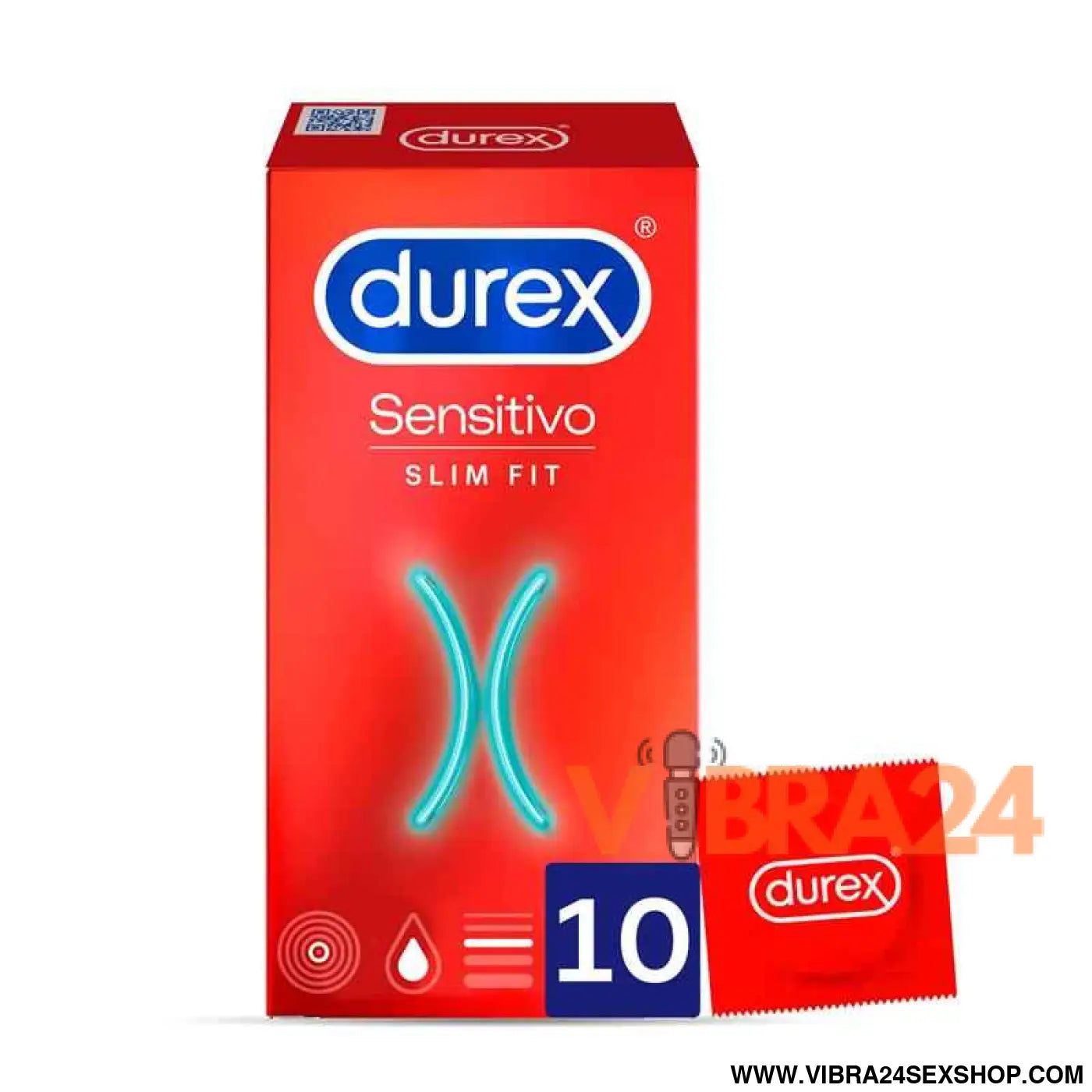 Condoms Sensitivo Slim Fit 10 Units