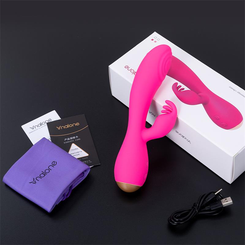 Vibrador Mágico Coelho Fúcsia com Pulsação