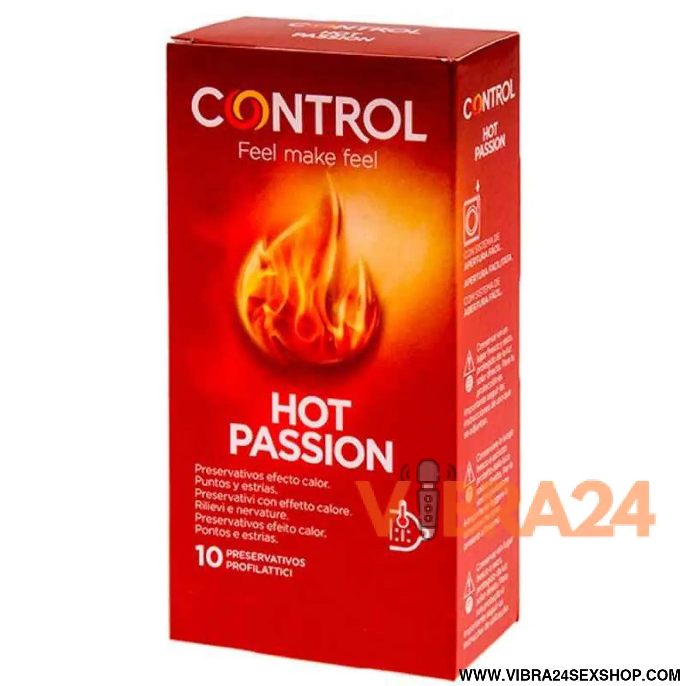 CONTROL - EFEITO AQUECIMENTO PAIXÃO QUENTE 10 UNIDADES