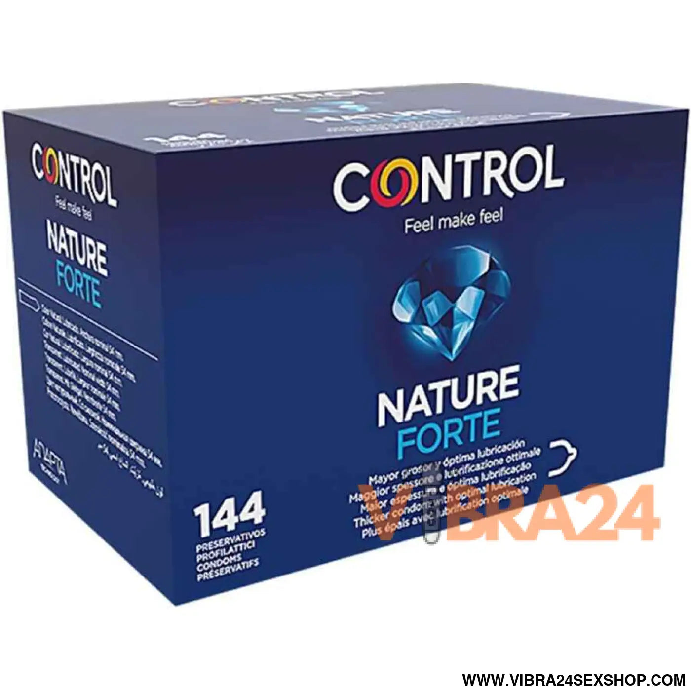 CONTROL - NATURE FORTE PRESERVATIVOS 144 UNIDADES