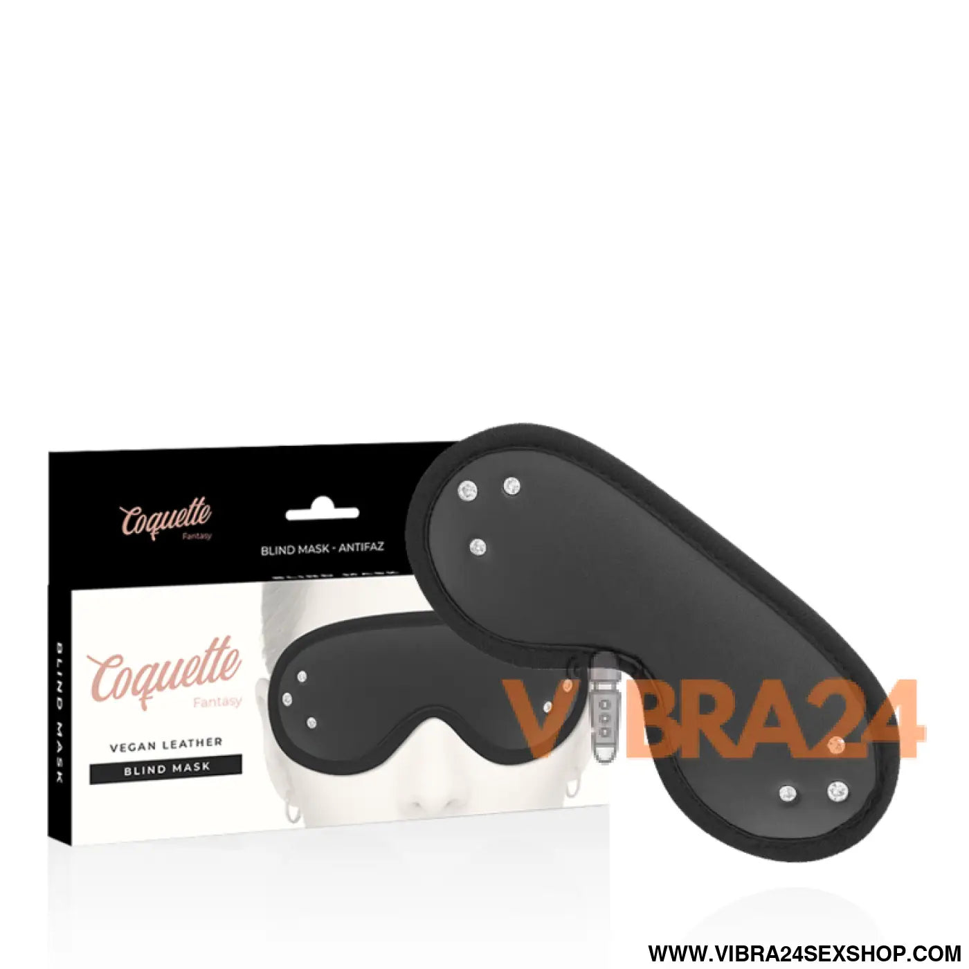 COQUETTE CHIC DESIRE - MSCARA DE COURO FANTASY VEGAN COM FORRO NEOPRENE
