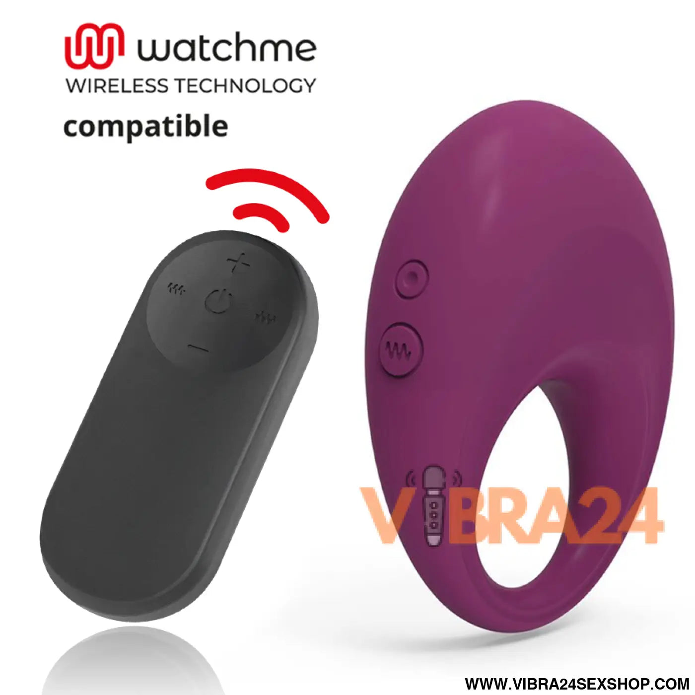 COVERME - Dylan Anel Recarregável com Controle Remoto WatchMe