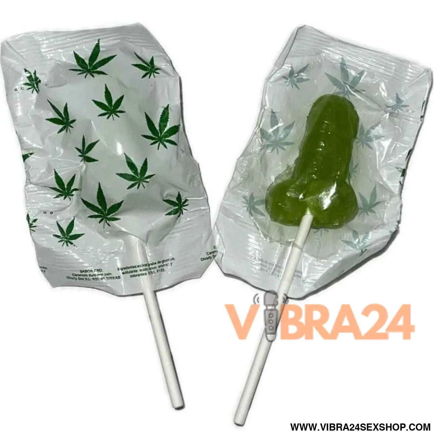 DIABLO GOLOSO - 1 PÊNIS PIRULITO CANNABIS AROMA