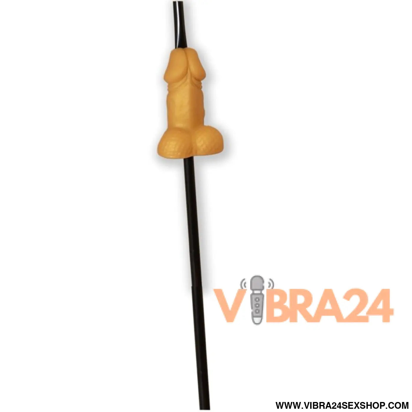 DIABLO PICANTE - CANUDO DOURADO EM FORMATO DE PÊNIS