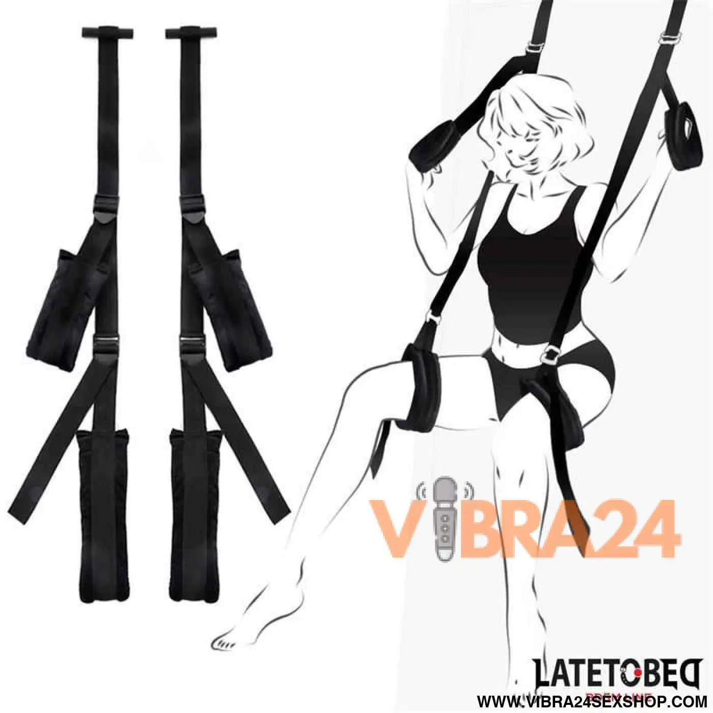 Door Jam Sling Black