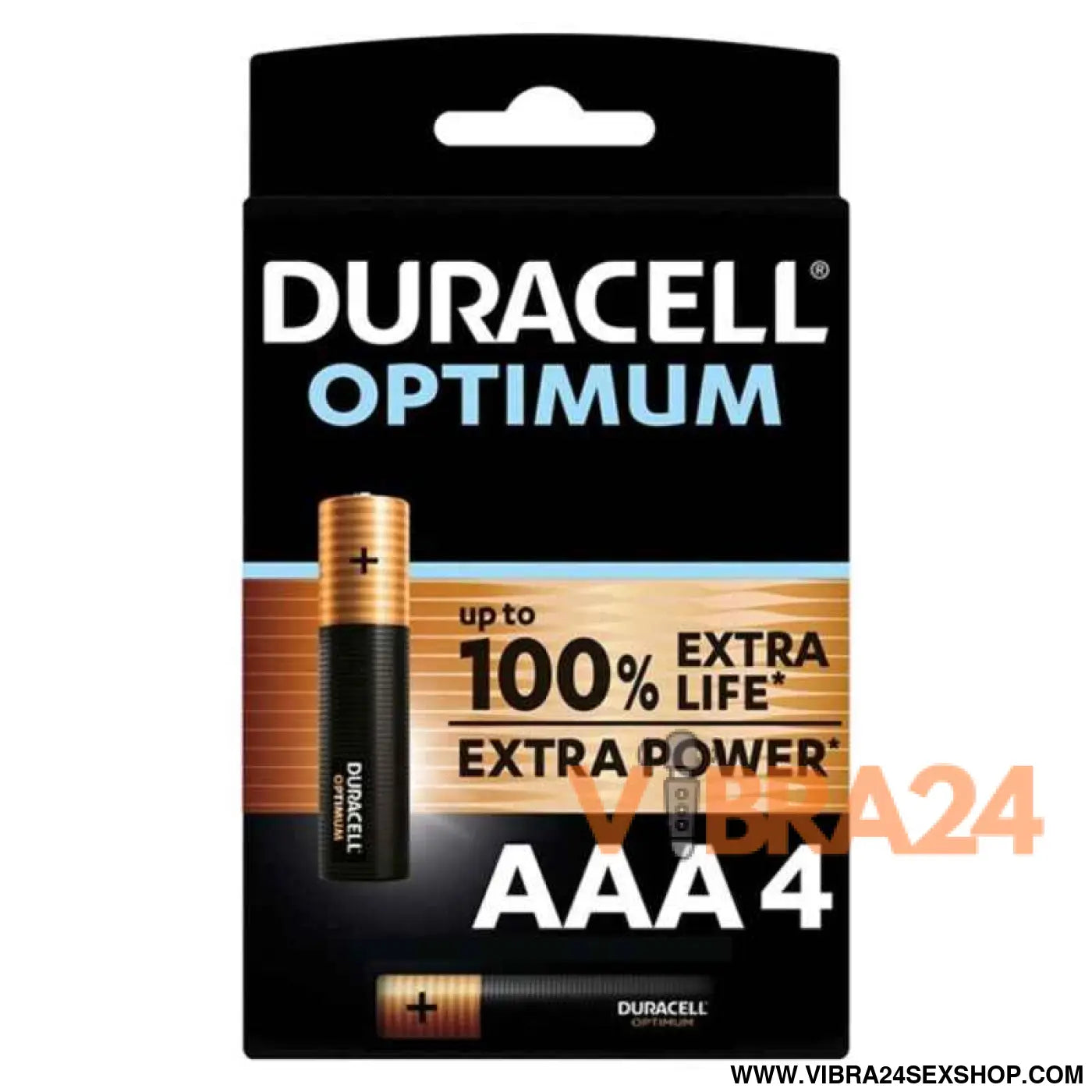 DURACELL - BATERIA ALCALINA OPTIMUM 200 AAA LR03 4 UNIDADE