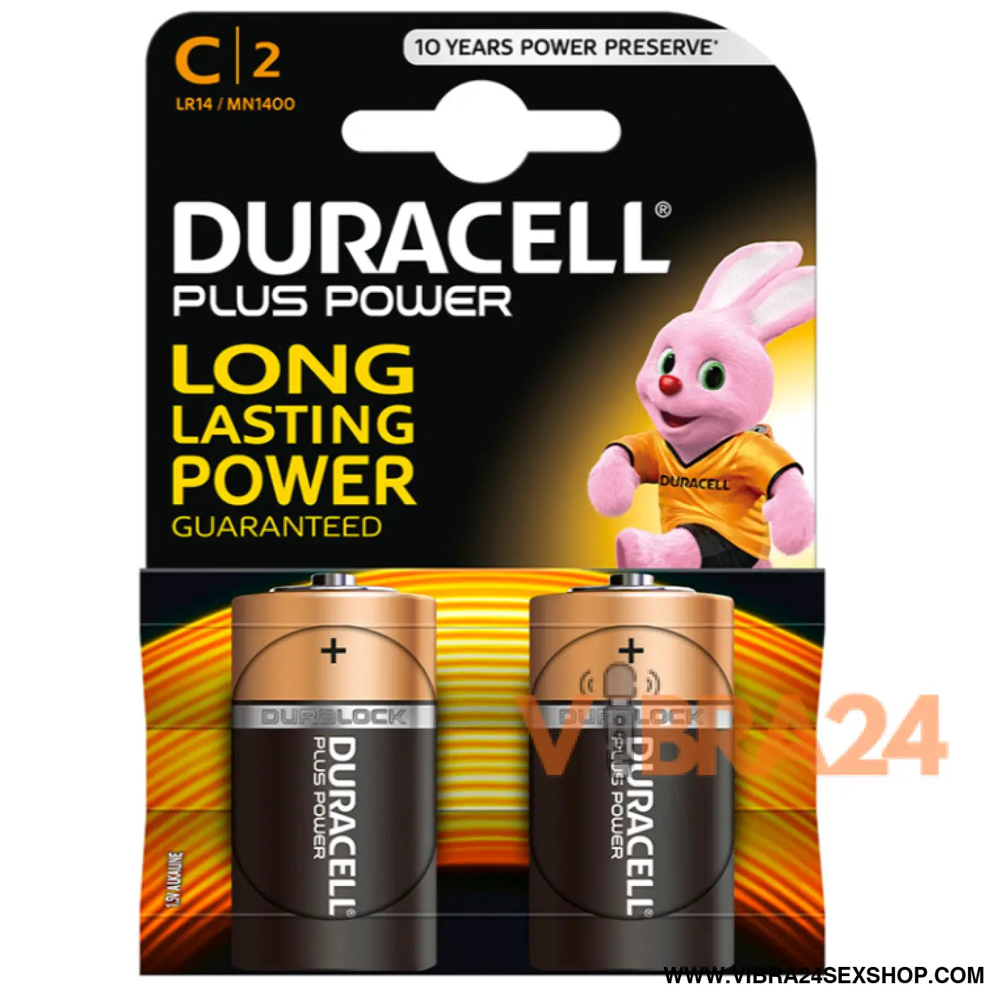 DURACELL - BATERIA PLUS POWER C LR14 2 UNIDADES