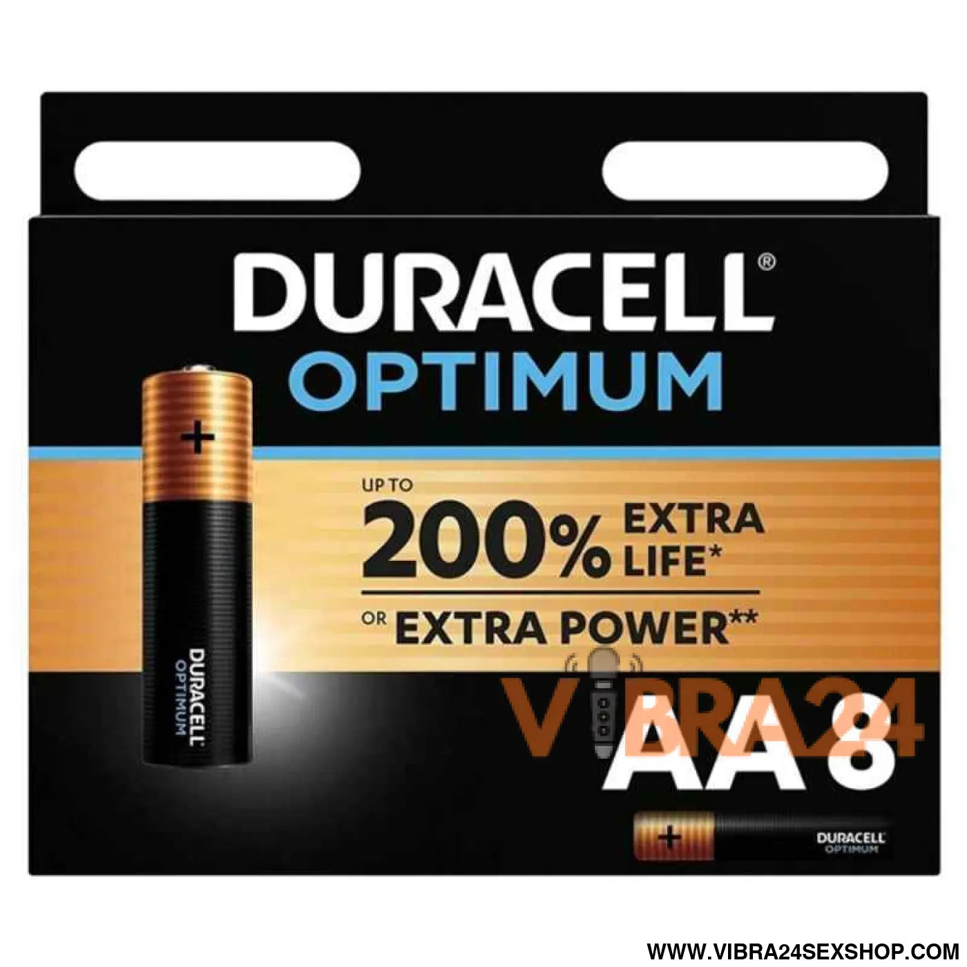 DURACELL - OPTIMUM 200 BATERIA ALCALINA AA LR6 8 UNIDADE