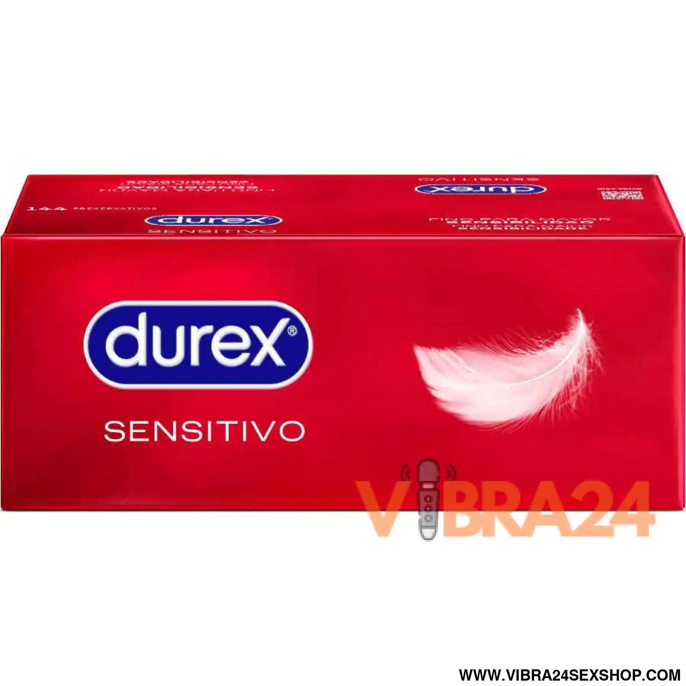 DUREX - PRESERVATIVOS SENSÍVEIS 144 UNIDADES
