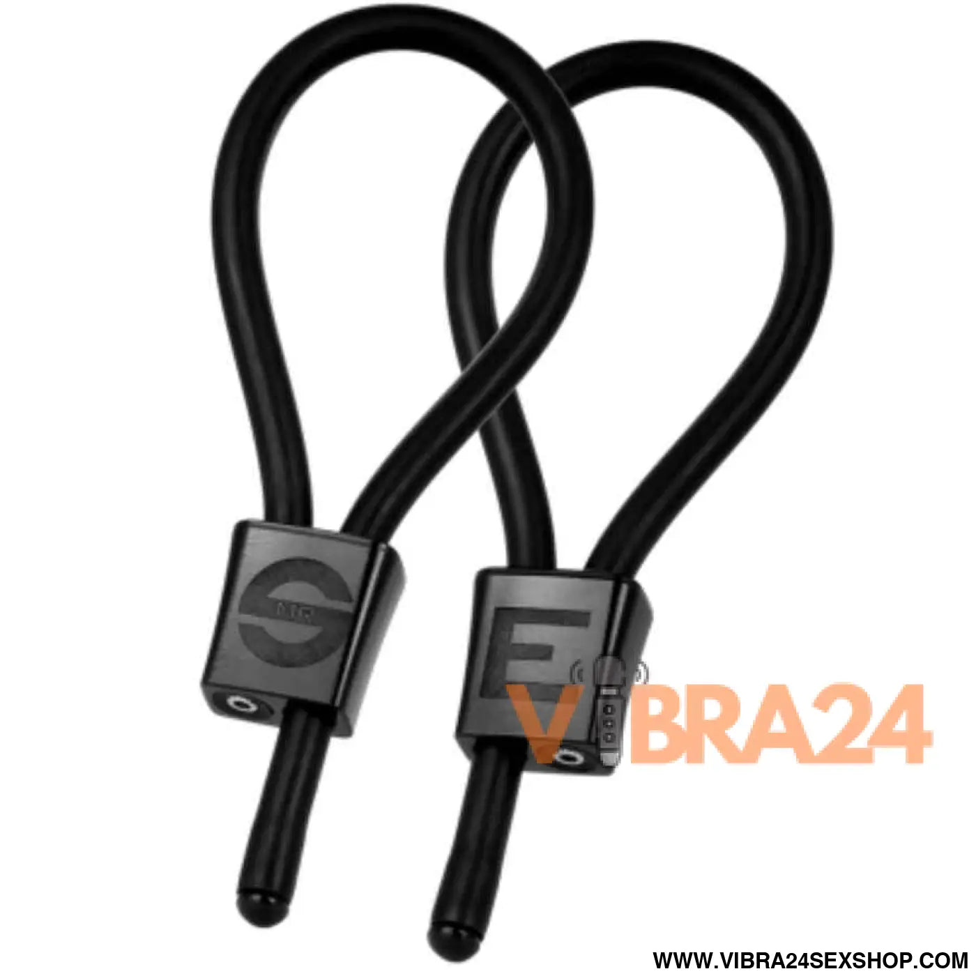 ELECTRASTIM - ANÉIS PENIANOS AJUSTÁVEIS PRESTIGE ELECTRA LOOPS PRETOS