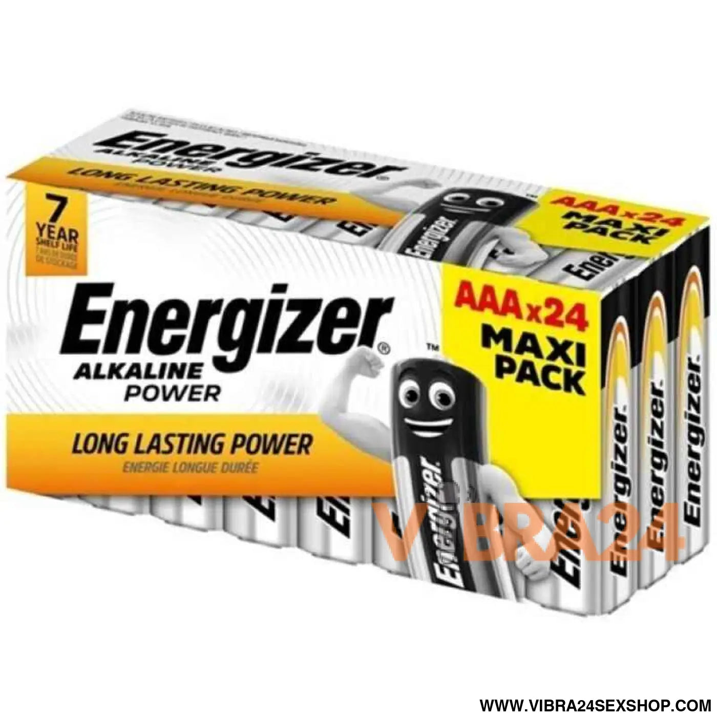 ENERGIZER - ALKALINE POWER PILHA AAA ALCALINA LR03 CAIXA*24 (3 CAIXAS*8 BATERIAS)