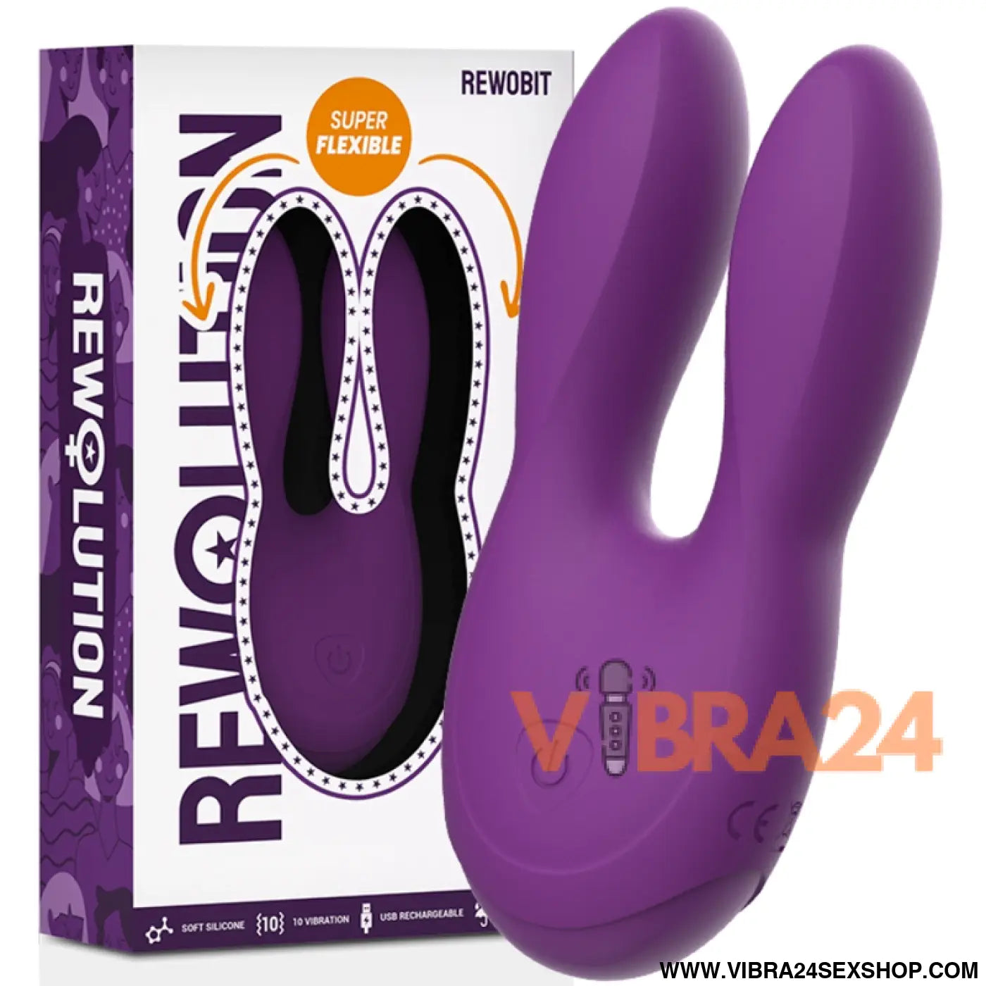 REWOLUTION - ESTIMULADOR FLEXÍVEL REWOBIT - VIBRA24 SEXSHOP