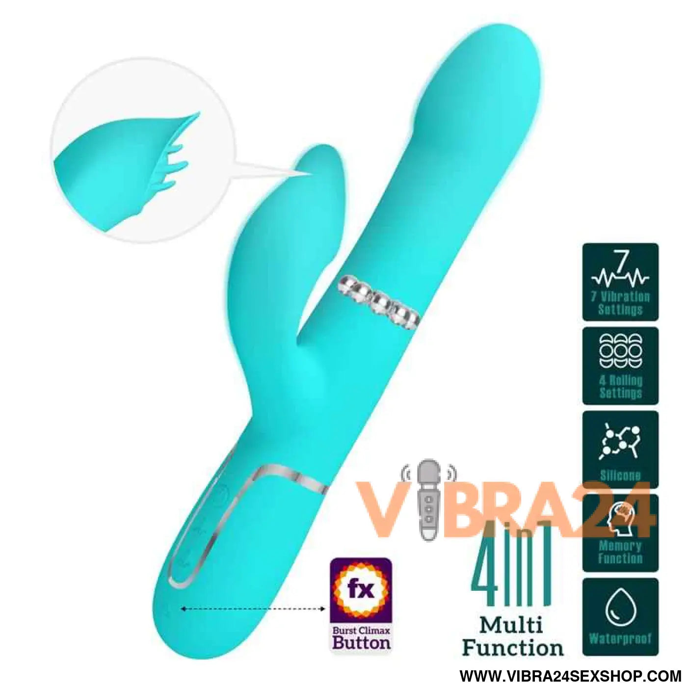Falin Rolling Vibrator with Internal Beads USB