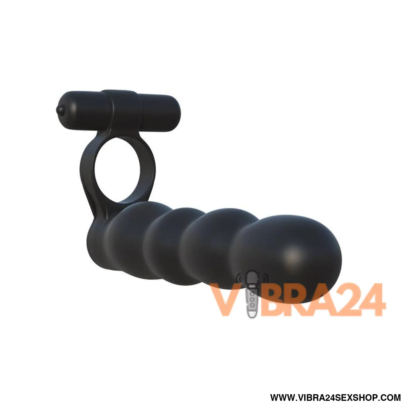 Fantasy C-Ringz Posable Partner Double Penetrator Black
