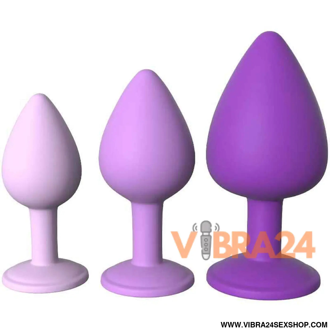 FANTASY FOR HER - CONJUNTO DE PLUG ANAL VIOLETA
