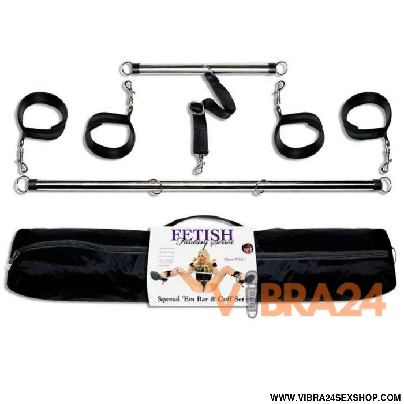 FETISH FANTASY SERIES - CONJUNTO SPREAD EM BAR E CUFF