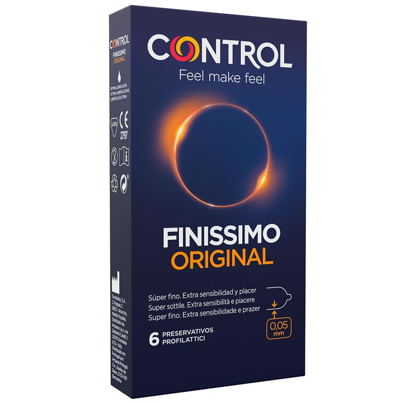 Preservativos Finissimo Original 6 unidades - Conforto e Sensibilidade Superior