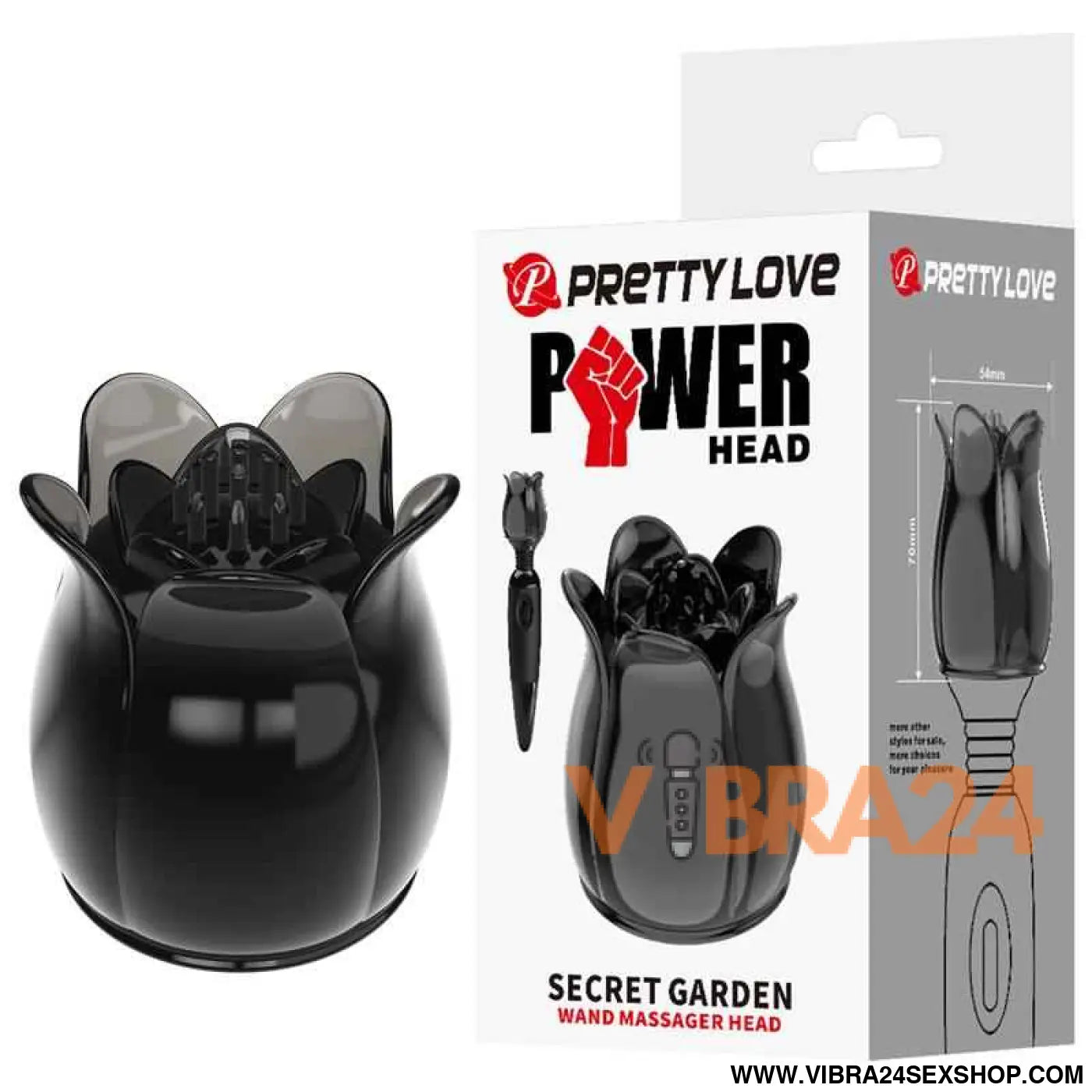 Flower Wand Power Massager Head