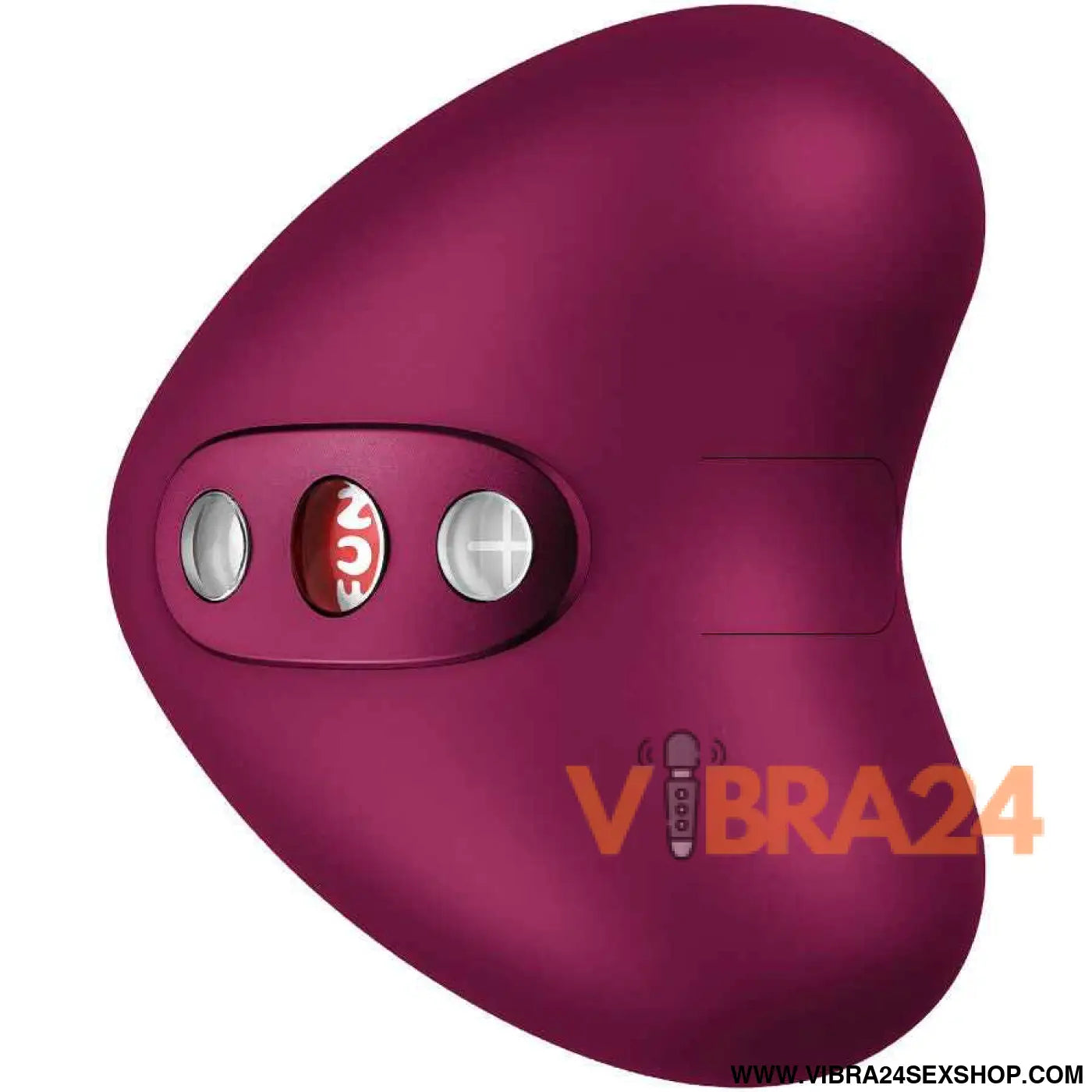 FUN FACTORY - VIBRADOR LIBERA AIR PULSE VERMELHO VINHO