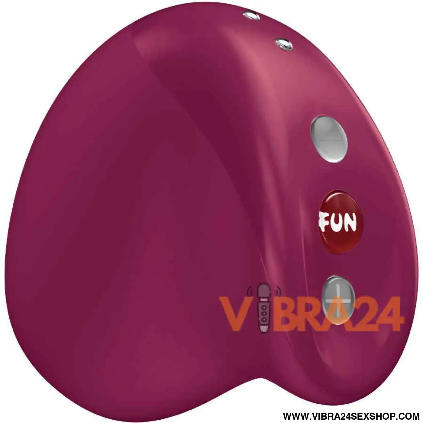 FUN FACTORY - VIBRADOR MEA AIR PULSE VERMELHO VINHO